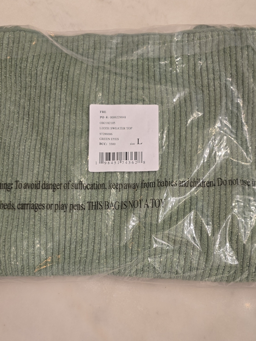 NWT Free People Lizzie Sweater Top Size Large - Picture 4 of 7